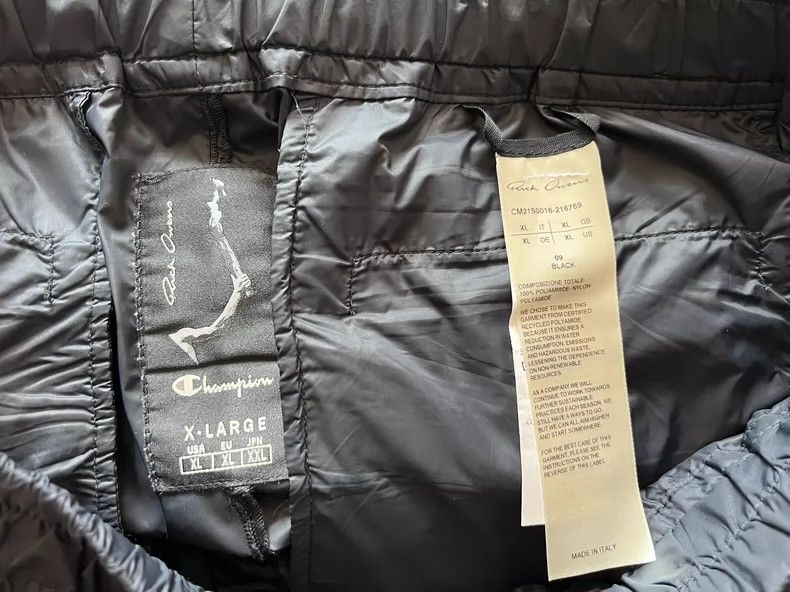 Rick Owens Rick Owens Champion Collaboration Pants Size US 34 / EU 50 - 5 Thumbnail