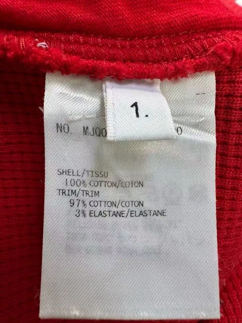 Thom Browne Thom Browne Red Waffle Four Stripe Shorts - dmc Size US 26 / EU 42 - 4 Thumbnail