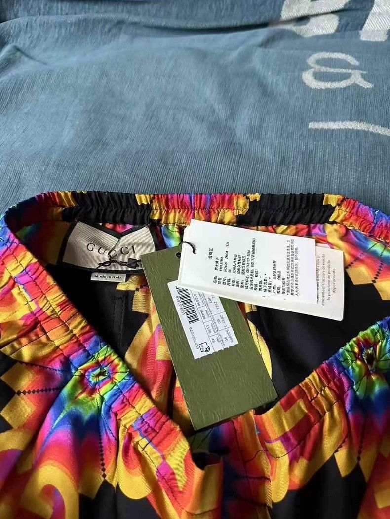 Gucci Gucci Printed Short Silk Pants for Men - dmc Size US 31 - 3 Thumbnail