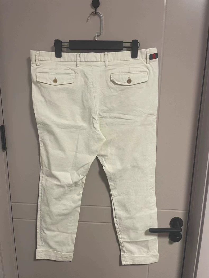 Gucci GUCCI Bee Embroidered Long Pants - dmc Size US 31 - 2 Thumbnail