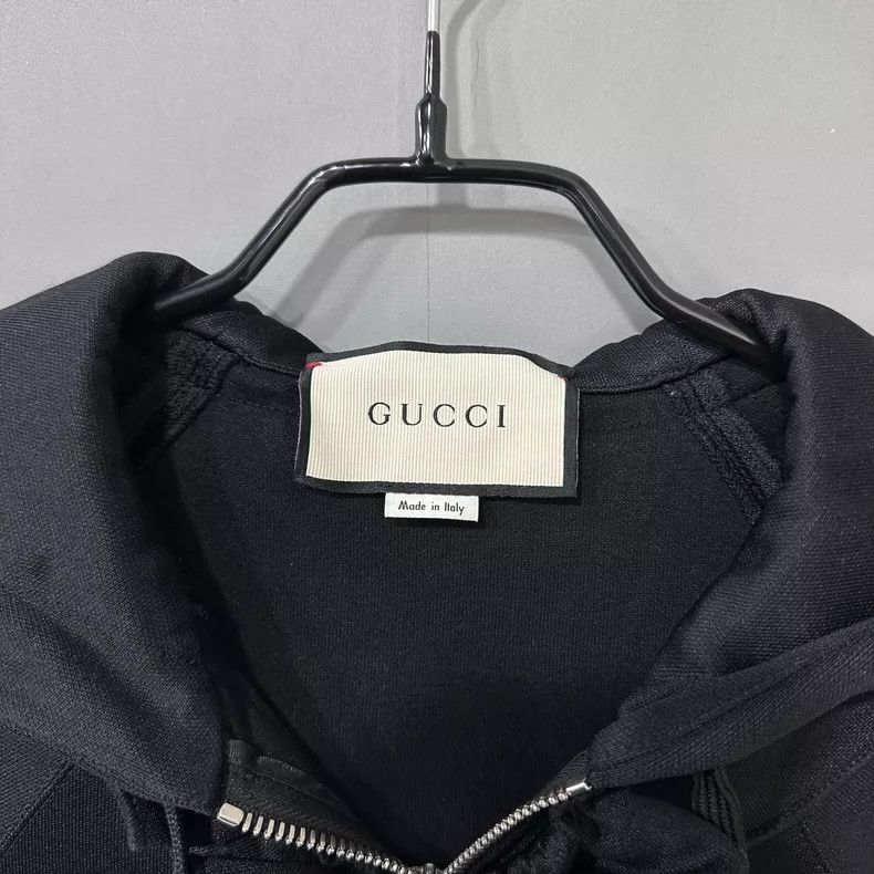 Gucci Black Hooded Dress with Red Accents - dmc Size 22" - 5 Thumbnail