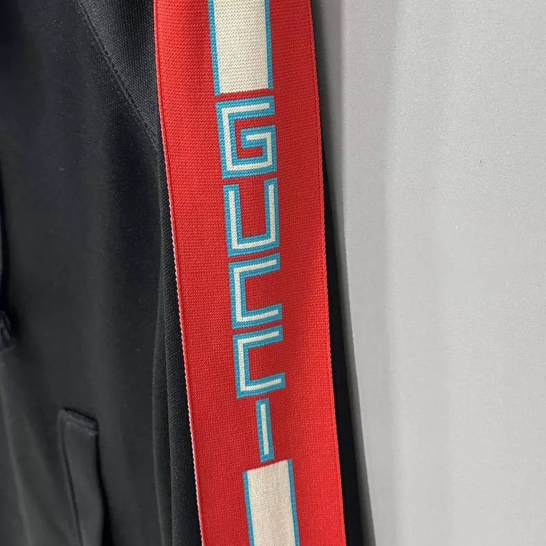 Gucci Black Hooded Dress with Red Accents - dmc Size 22" - 6 Thumbnail