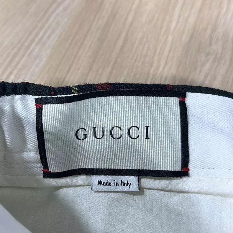 Gucci Gucci Plaid Wool Trousers Size 50 - dmc Size US 31 - 6 Thumbnail