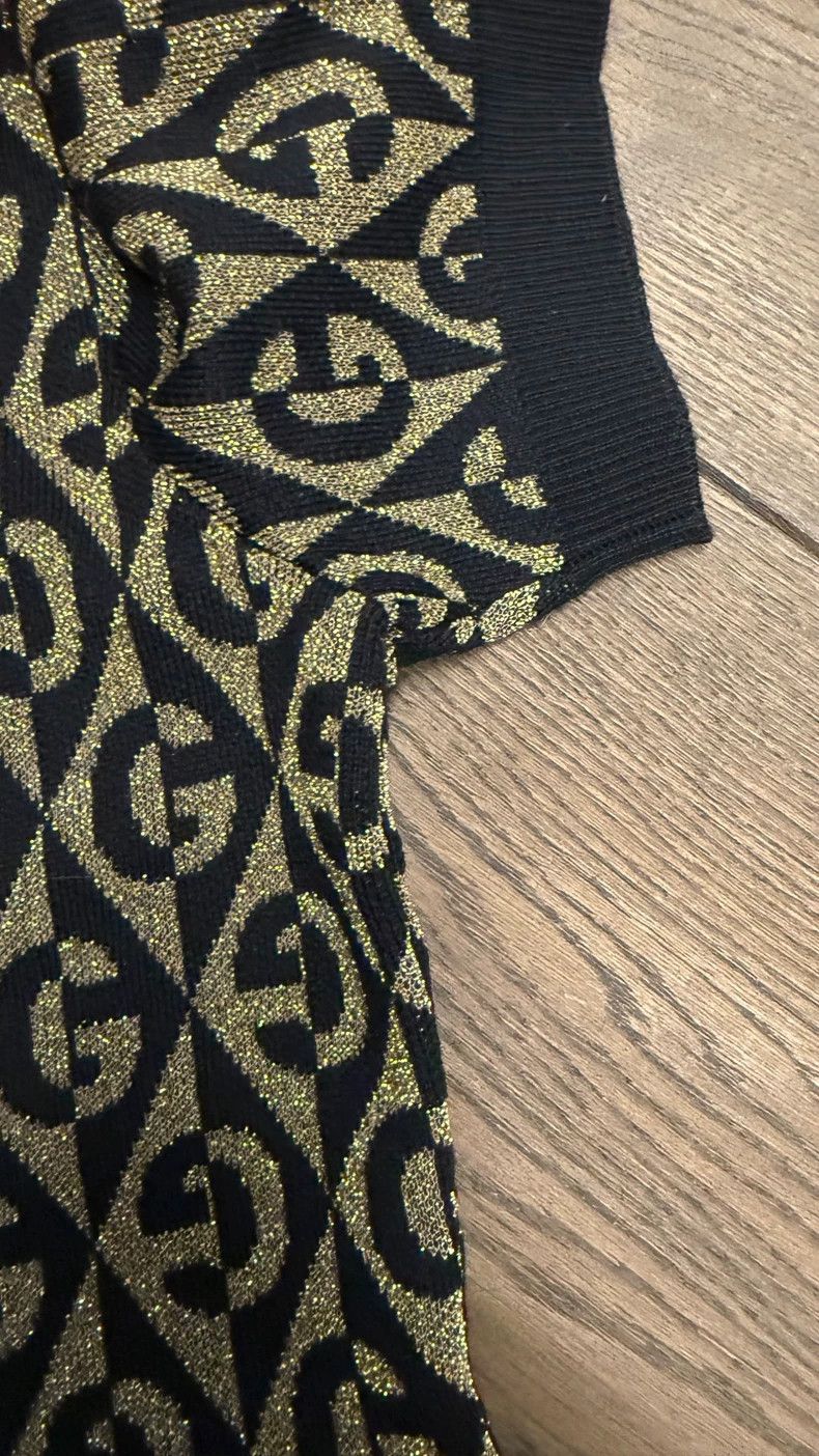 Gucci Gucci Short Sleeve Patterned Knitted Top - dmc Size US M / EU 48-50 / 2 - 5 Thumbnail