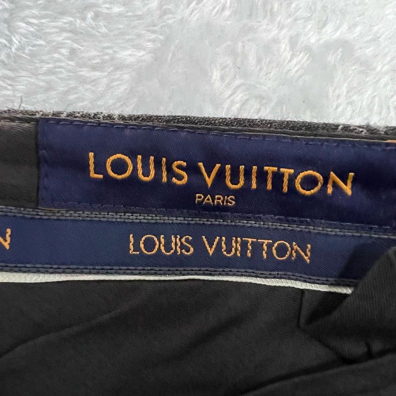 Louis Vuitton Louis Vuitton Black Checked Logo Long Pants - dmc Size US 31 - 3 Thumbnail