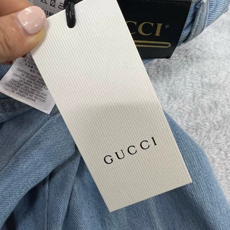 Gucci Gucci Light Blue Wide-Leg Jeans 25 Size - dmc Size US 26 / EU 42 - 3 Thumbnail