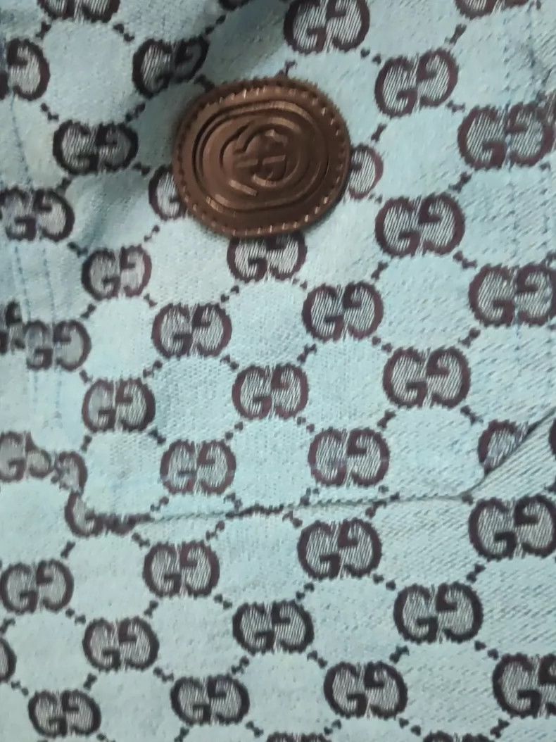 Gucci Gucci Blue Printed Shorts Size 50 - dmc Size US 31 - 5 Thumbnail