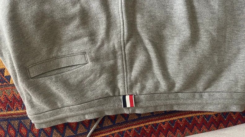 Thom Browne Thom Browne Gray Classic Shorts with Stripes - dmc Size US 26 / EU 42 - 7 Thumbnail