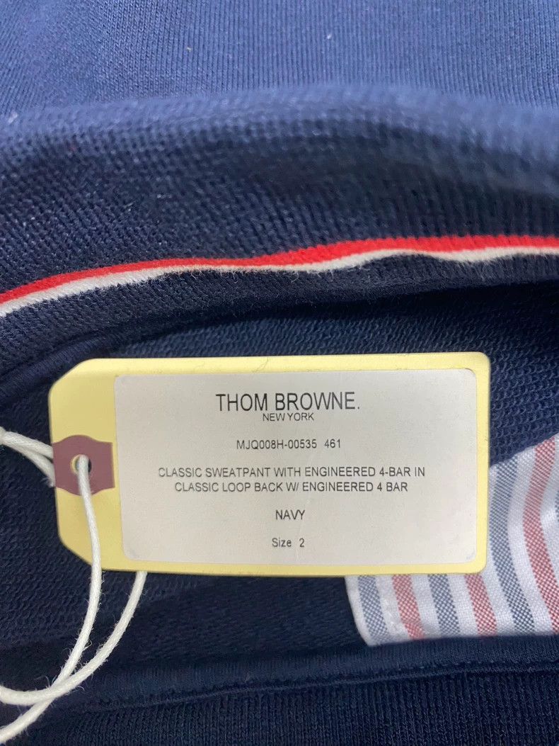 Thom Browne Thom Browne Classic Striped Jogger Pants - dmc Size US 26 / EU 42 - 8 Thumbnail