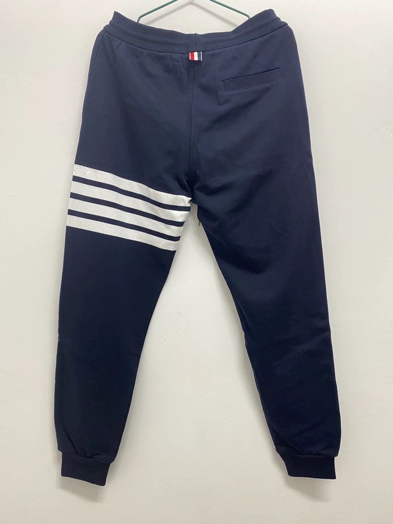 Thom Browne Thom Browne Classic Striped Jogger Pants - dmc Size US 26 / EU 42 - 2 Thumbnail