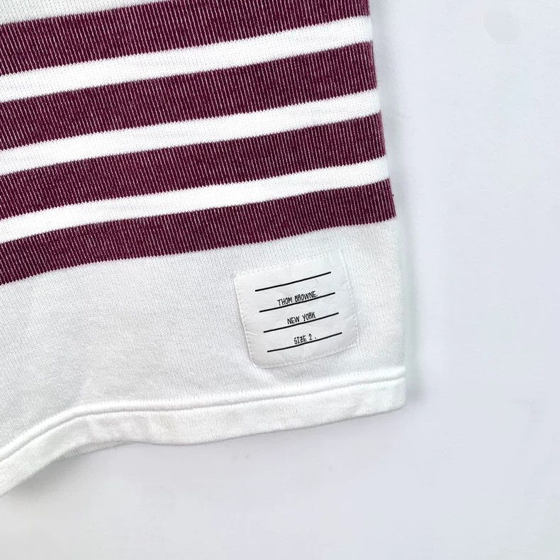 Thom Browne Thom Browne White Cotton Casual Shorts - dmc Size US 26 / EU 42 - 4 Thumbnail