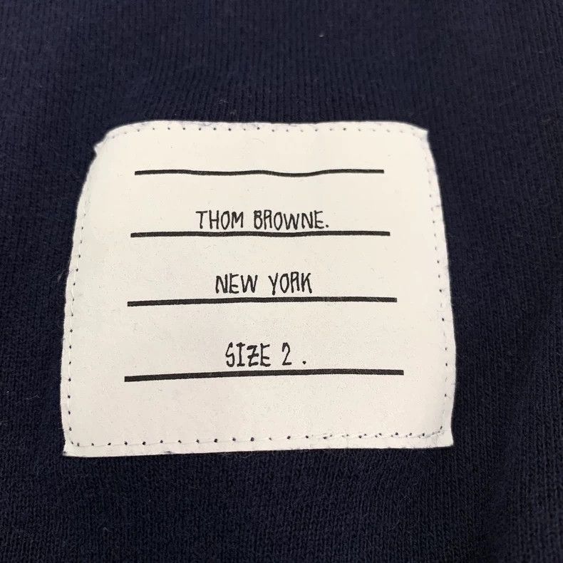 Thom Browne Thom Browne Navy Casual Sweatpants with Stripes - dmc Size US 26 / EU 42 - 6 Thumbnail
