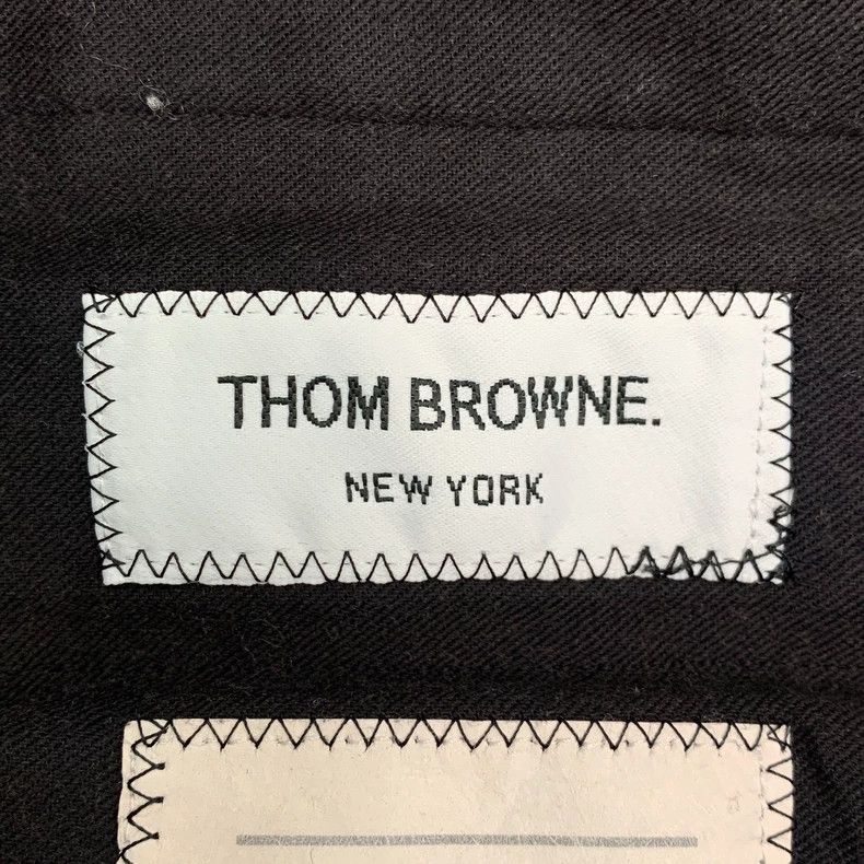 Thom Browne Thom Browne Black Side Stripe Wool Casual Pants - dmc Size US 26 / EU 42 - 5 Thumbnail