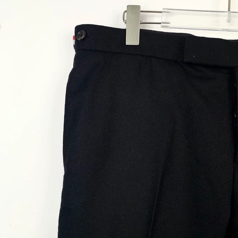 Thom Browne Thom Browne Black Side Stripe Wool Casual Pants - dmc Size US 26 / EU 42 - 3 Thumbnail