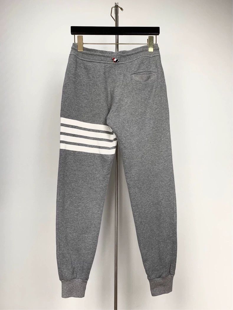 Thom Browne Thom Browne Gray Classic Cotton Sweatpants - dmc Size US 26 / EU 42 - 2 Thumbnail