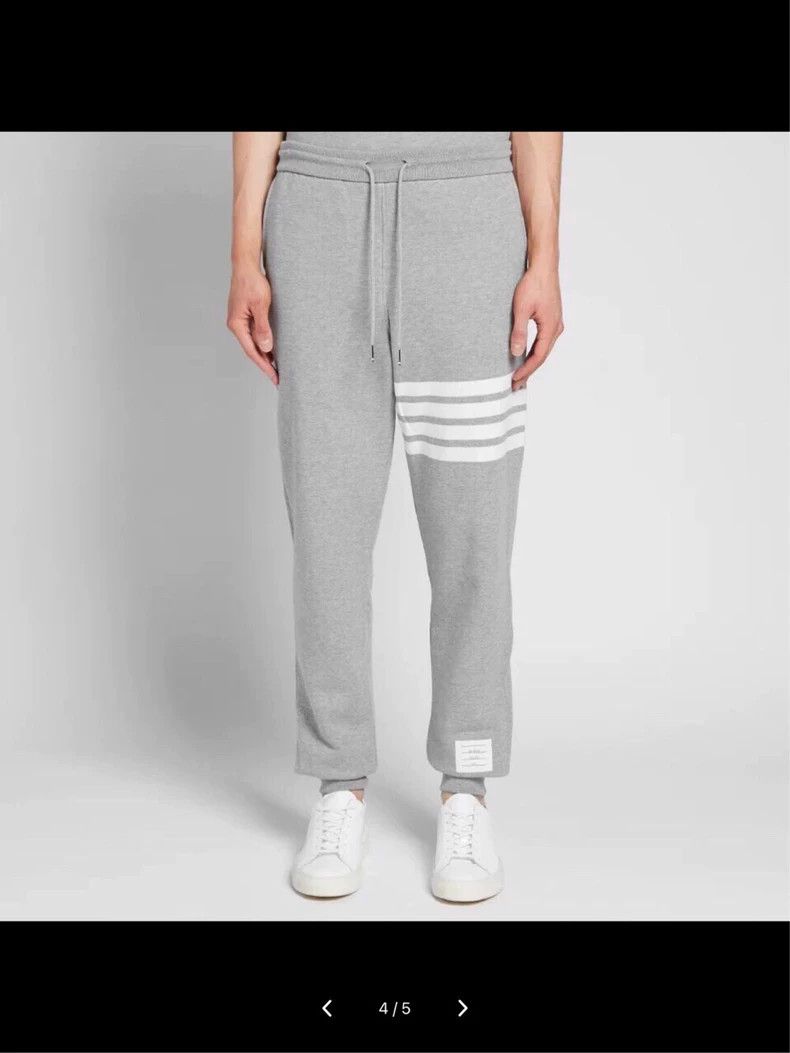 Thom Browne Thom Browne Gray Classic Cotton Sweatpants - dmc Size US 26 / EU 42 - 8 Thumbnail