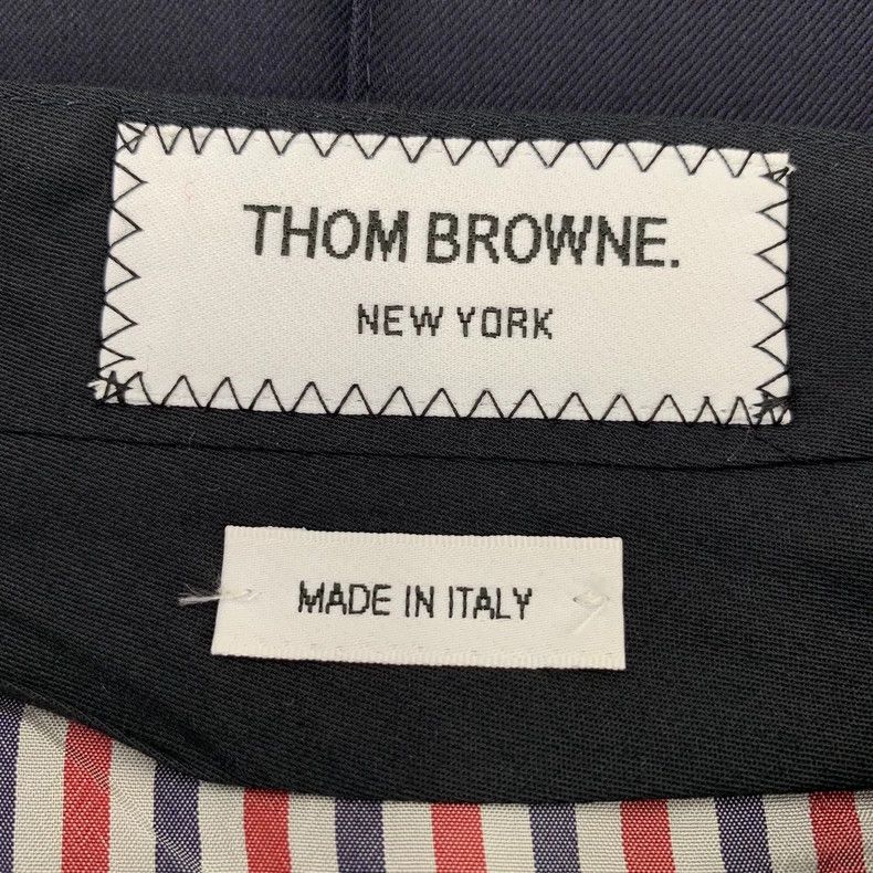 Thom Browne Thom Browne Pleated Wool Skirt in Dark Blue - dmc Size 38" / US 16 / IT 52 - 5 Thumbnail