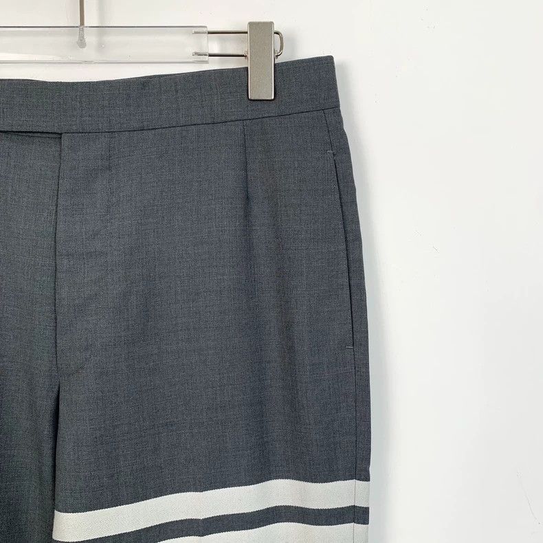 Thom Browne Thom Browne Gray Wool Casual Pants Size S - dmc Size US 26 / EU 42 - 3 Thumbnail