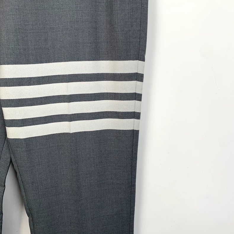 Thom Browne Thom Browne Gray Wool Casual Pants Size S - dmc Size US 26 / EU 42 - 4 Thumbnail