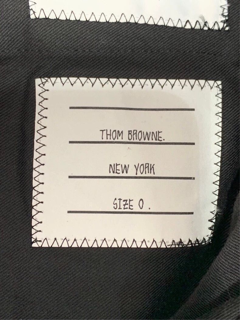 Thom Browne Thom Browne Navy Wool Trousers with Stripes - dmc Size US 26 / EU 42 - 5 Thumbnail