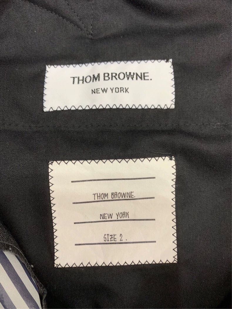 Thom Browne Thom Browne Gray Wool Casual Pants - dmc Size US 26 / EU 42 - 4 Thumbnail