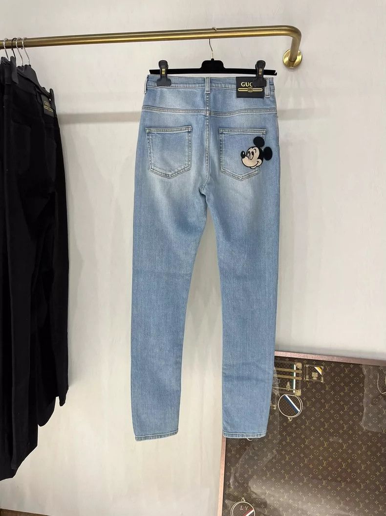 Gucci Gucci Disney Mickey Mouse Denim Pants - dmc Size US 26 / EU 42 - 2 Thumbnail