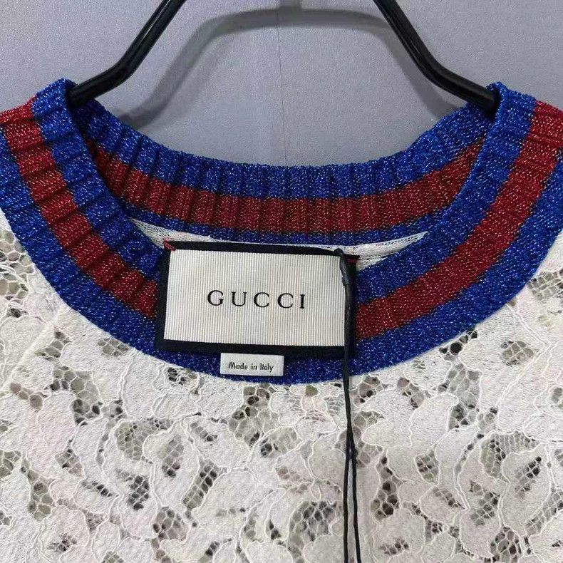 Gucci Embroidered Hollow Sweater by Gucci - dmc Size US XS / EU 42 / 0 - 4 Thumbnail