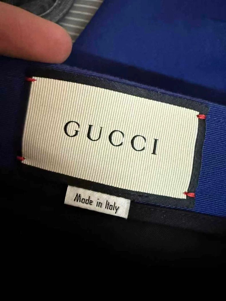 Gucci Gucci Red Logo Blue Pants Size 48 - dmc Size US 31 - 4 Thumbnail
