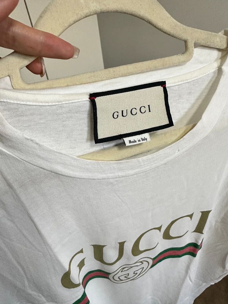 Gucci Gucci T-Shirt with Logo Design - dmc Size US M / EU 48-50 / 2 - 2 Thumbnail