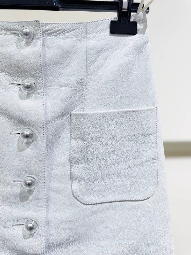 Chanel Chanel High Waist Leather Skirt - dmc Size 34" / US 12 / IT 48 - 3 Thumbnail