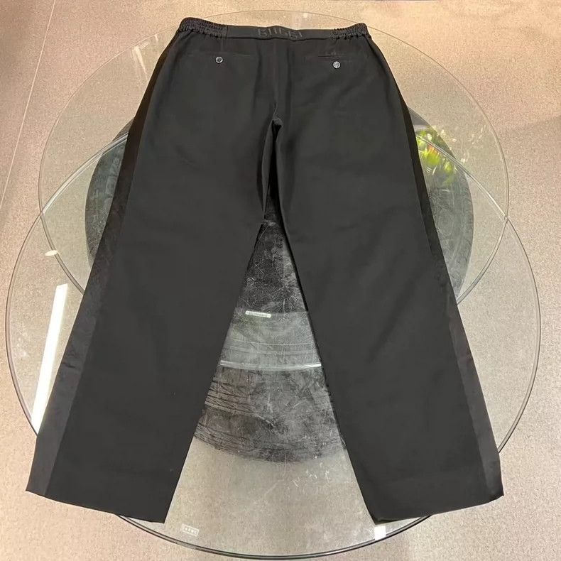Gucci Gucci Black Casual Pants with Side Stripes - dmc Size US 31 - 3 Thumbnail