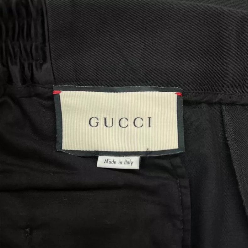 Gucci Gucci Black Casual Pants with Side Stripes - dmc Size US 31 - 5 Thumbnail