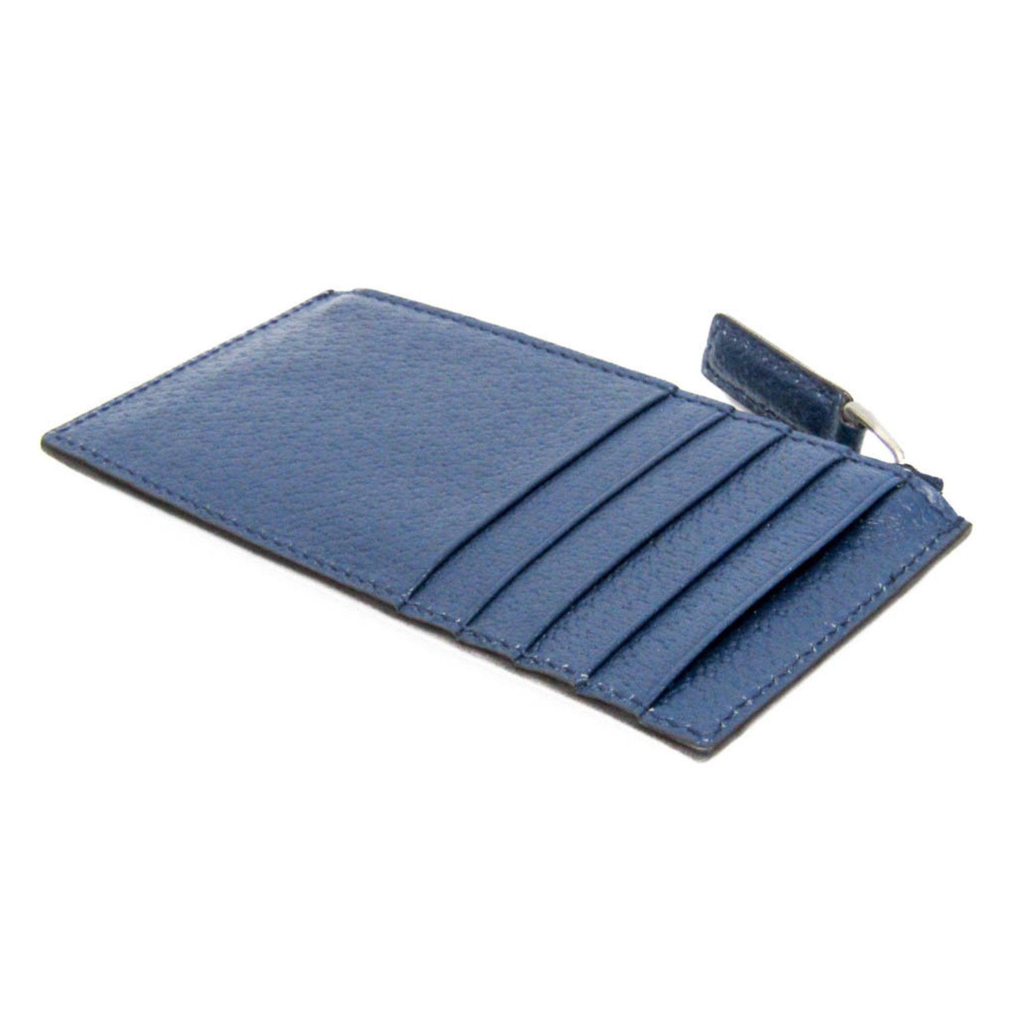 Gucci Gucci GG Marmont Coin Card Holder 722726 Women,Men Leather Coin Purse/coin Case Navy Size ONE SIZE - 3 Thumbnail