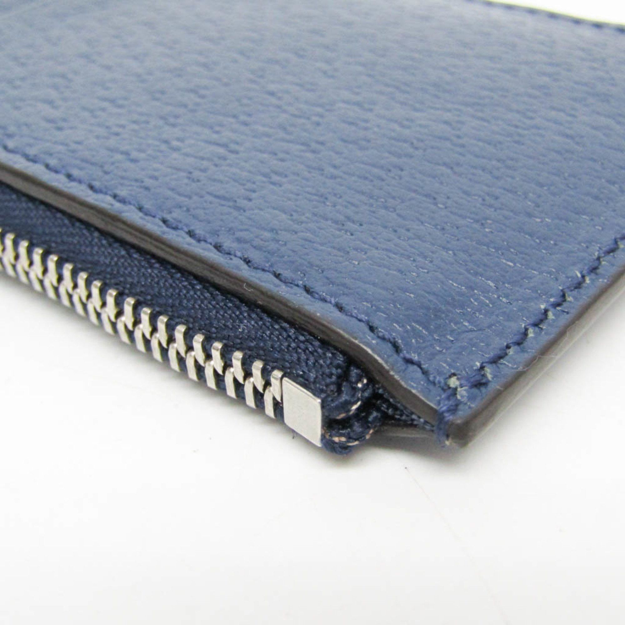 Gucci Gucci GG Marmont Coin Card Holder 722726 Women,Men Leather Coin Purse/coin Case Navy Size ONE SIZE - 8 Thumbnail