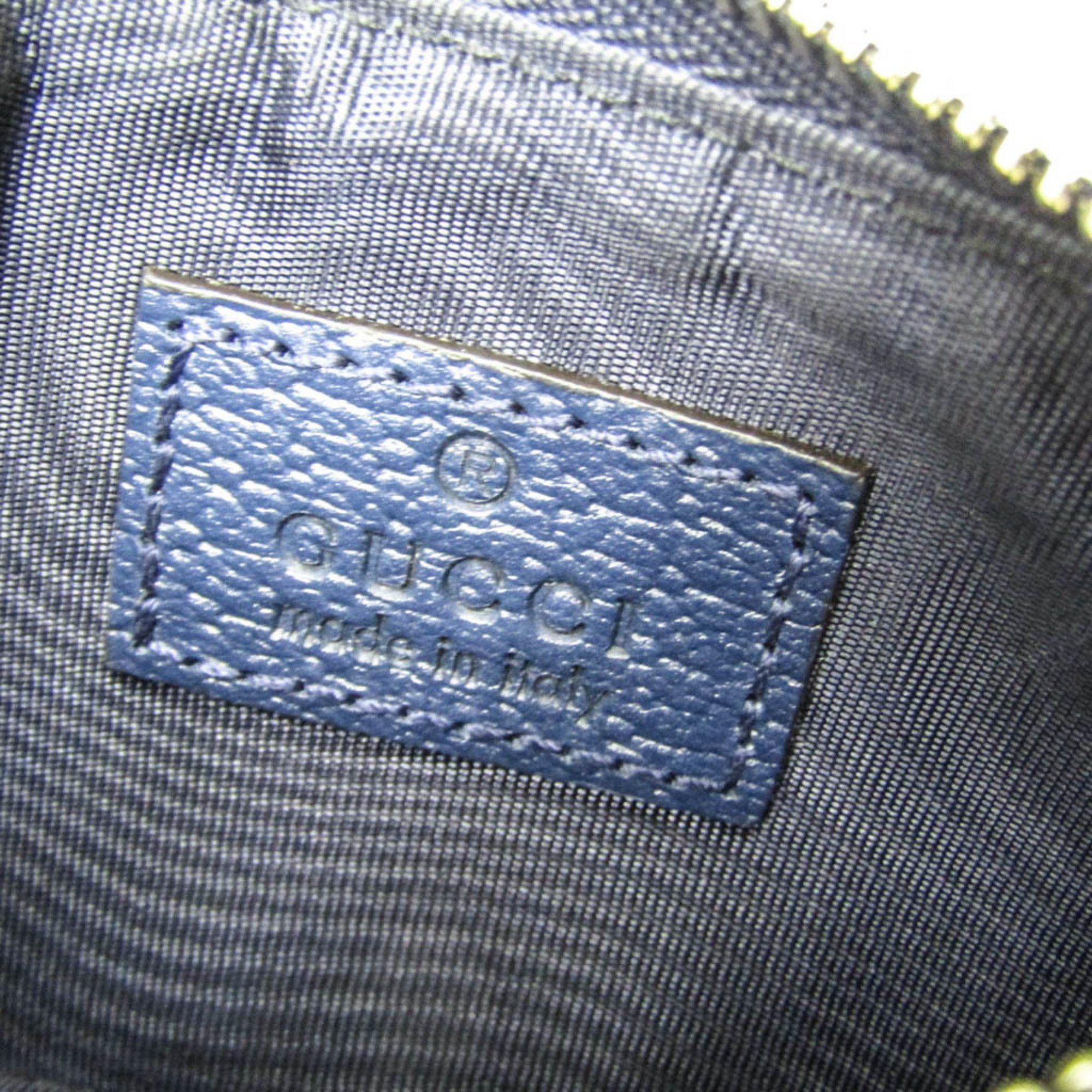 Gucci Gucci GG Marmont Coin Card Holder 722726 Women,Men Leather Coin Purse/coin Case Navy Size ONE SIZE - 11 Thumbnail