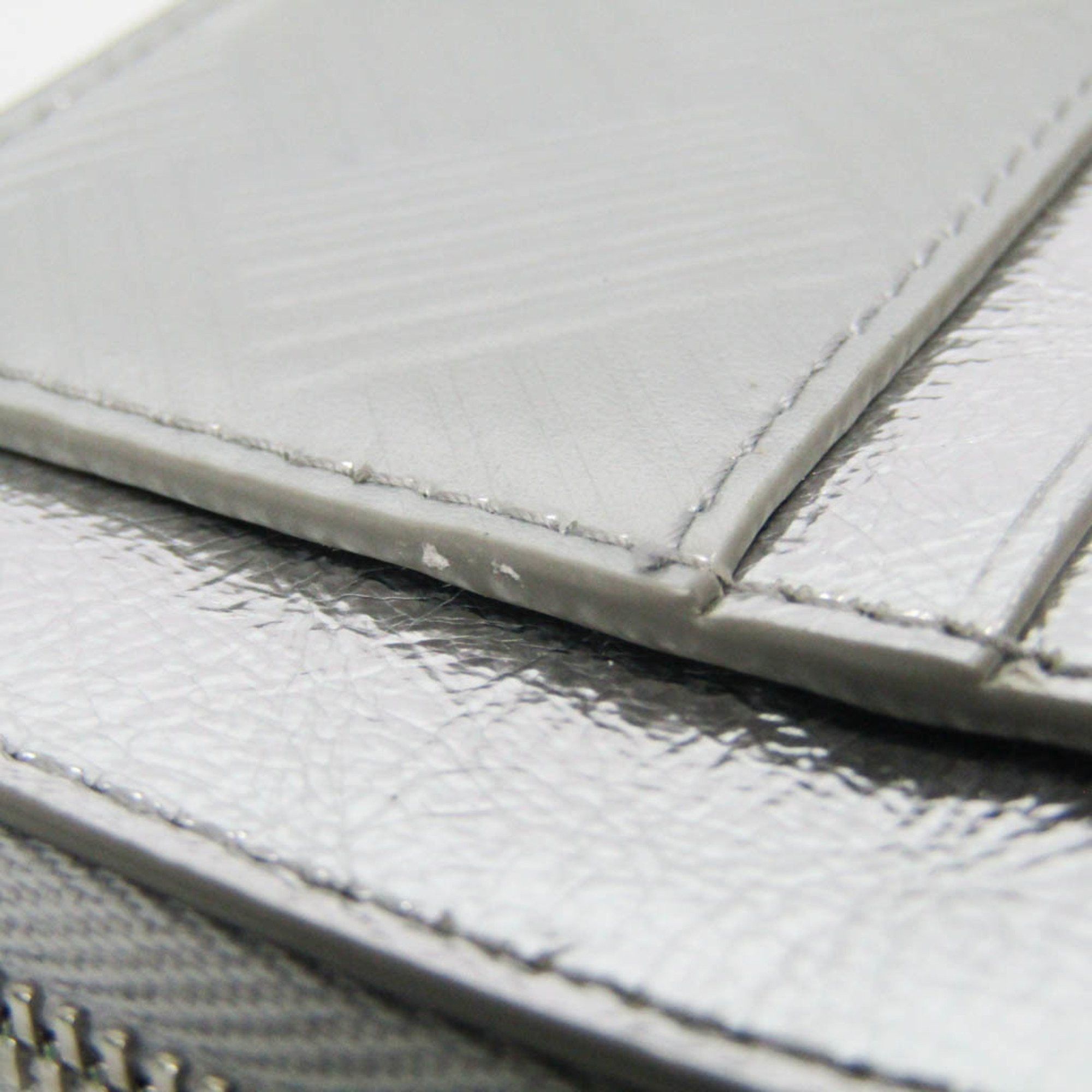 Bottega Veneta Bottega Veneta Intrecciato L-shaped Wallet Men,Women Leather Coin Purse/coin Case Silver Size ONE SIZE - 8 Thumbnail