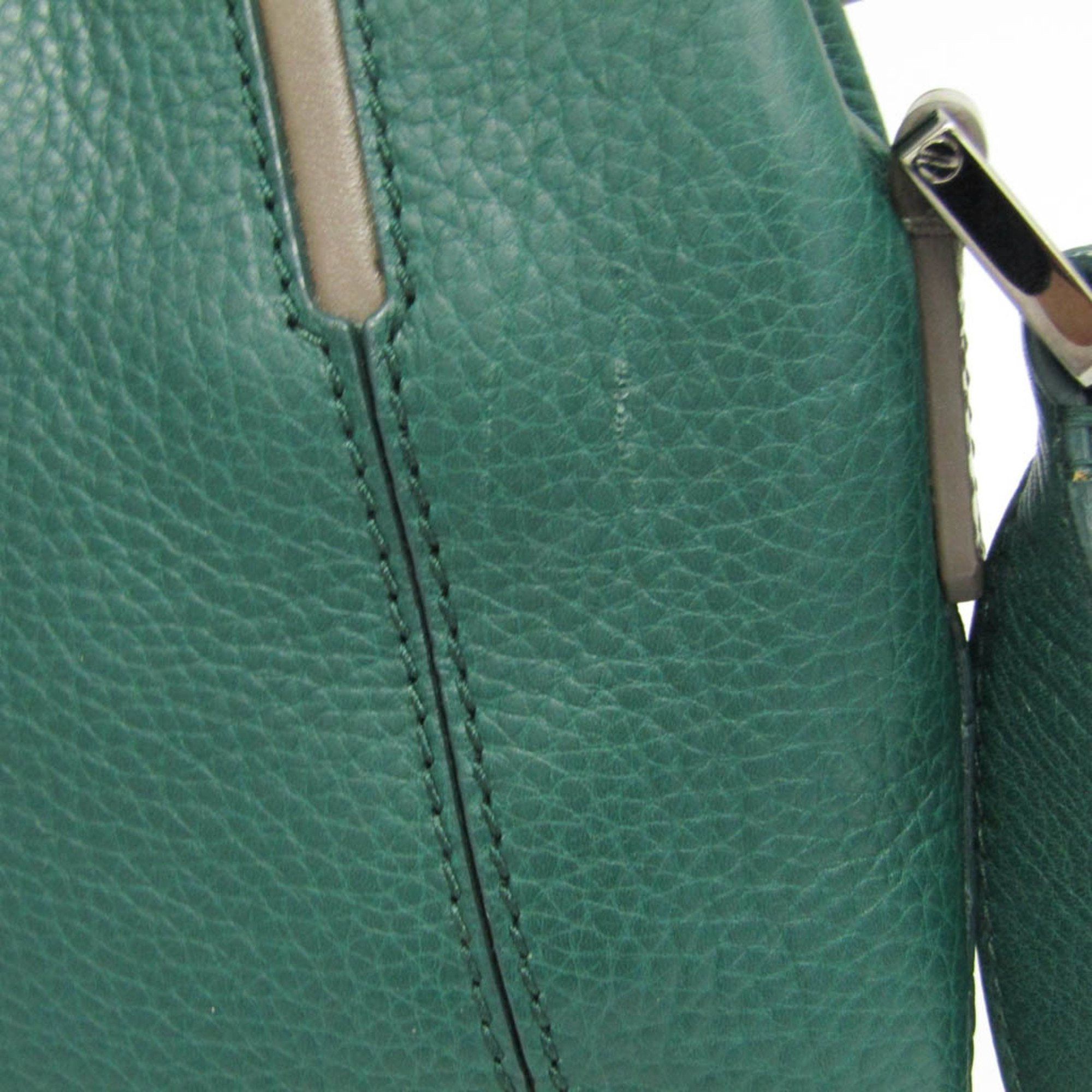 Bvlgari Bvlgari Octo Crossbody Bag Men,Women Leather Shoulder Bag Green Size ONE SIZE - 7 Thumbnail