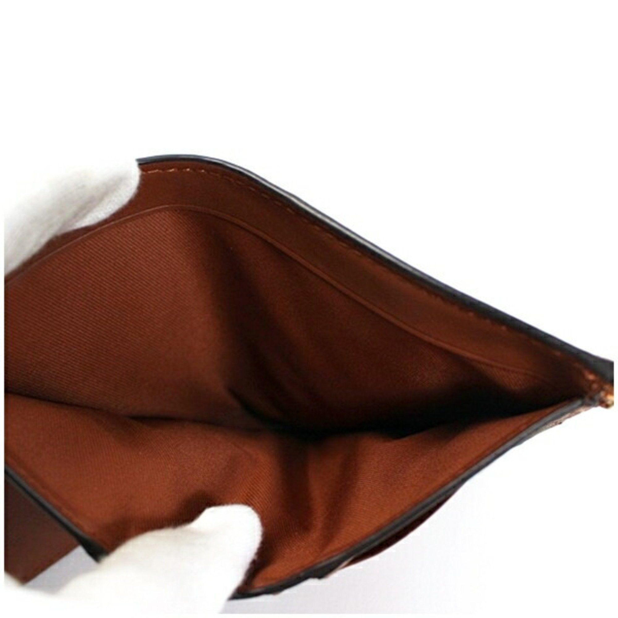 Coach Coach Bi-fold Wallet Calf Leather C8435 Light Brown COACH Women's Size ONE SIZE - 5 Thumbnail