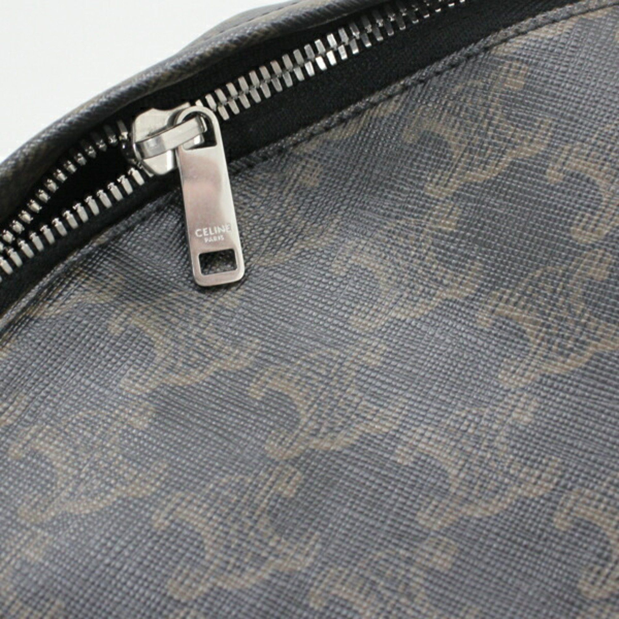 Celine CELINE Backpack Triomphe Canvas Black Brown Rucksack Men's 188382BOV T5686 Size ONE SIZE - 11 Thumbnail