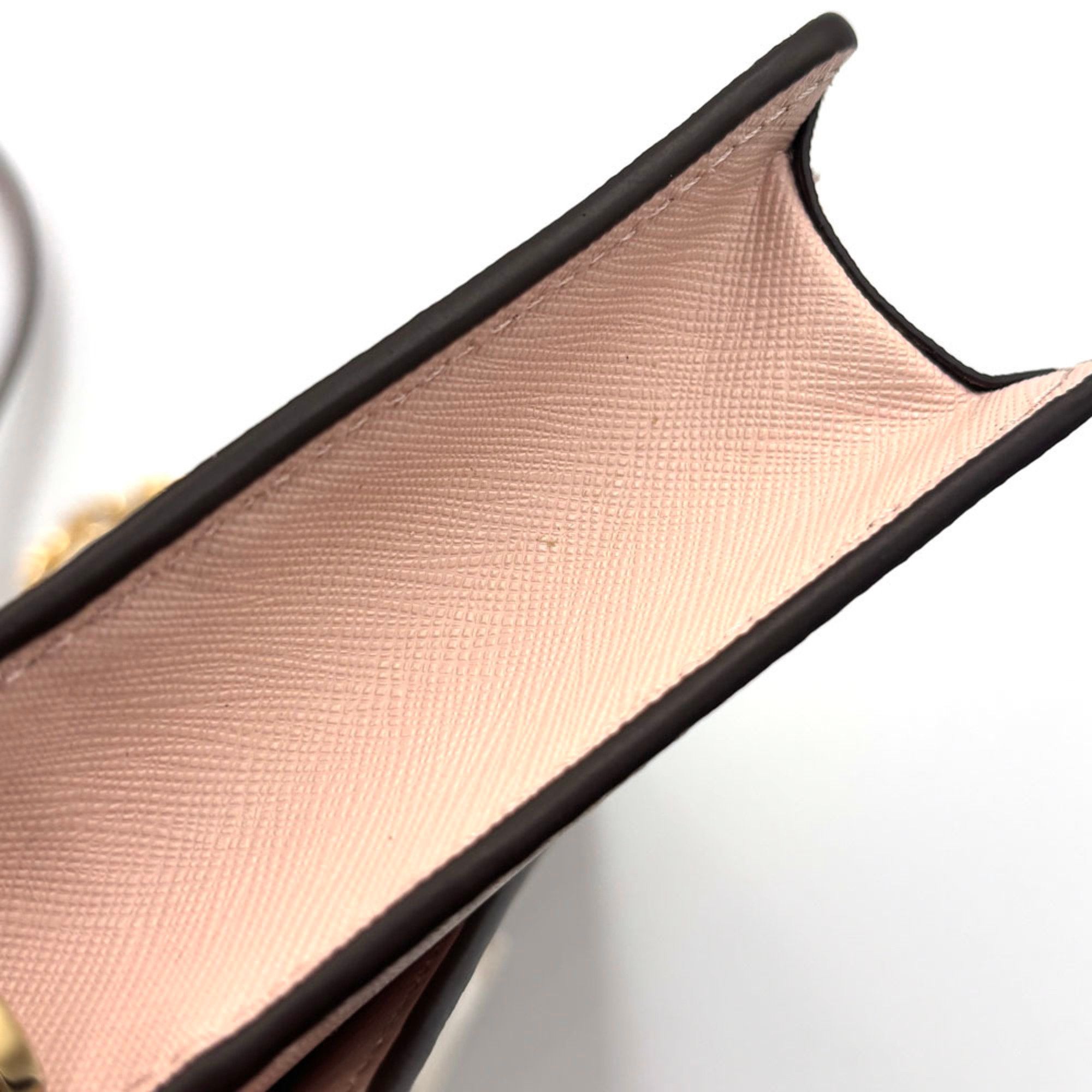 Michael Kors MICHAEL KORS Jet Set Travel Shoulder Wallet 35S3GTVC5L Powder Blush Leather Crossbody Pochette Long Size ONE SIZE - 7 Thumbnail