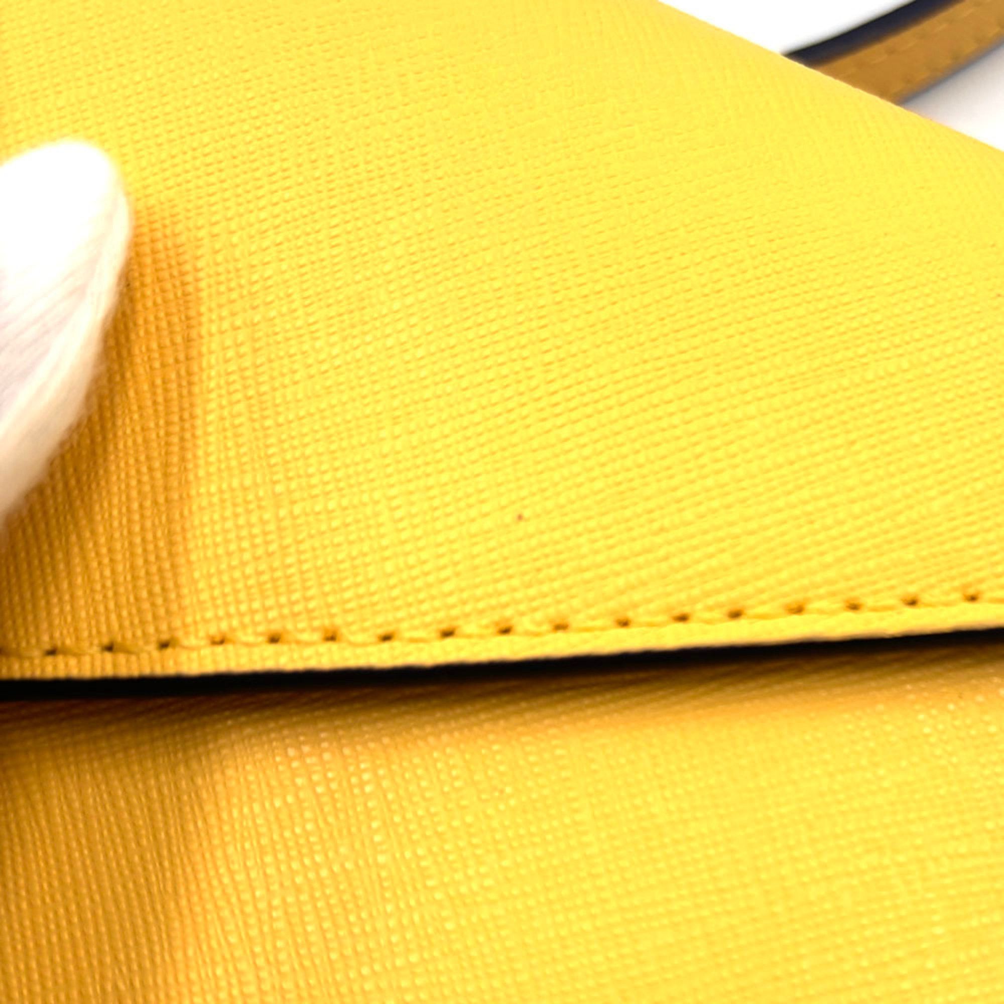 Michael Kors MICHAEL KORS Jet Set Travel Shoulder Wallet 35S3GTVC5L Daffodil Leather Crossbody Pochette Long Size ONE SIZE - 10 Thumbnail