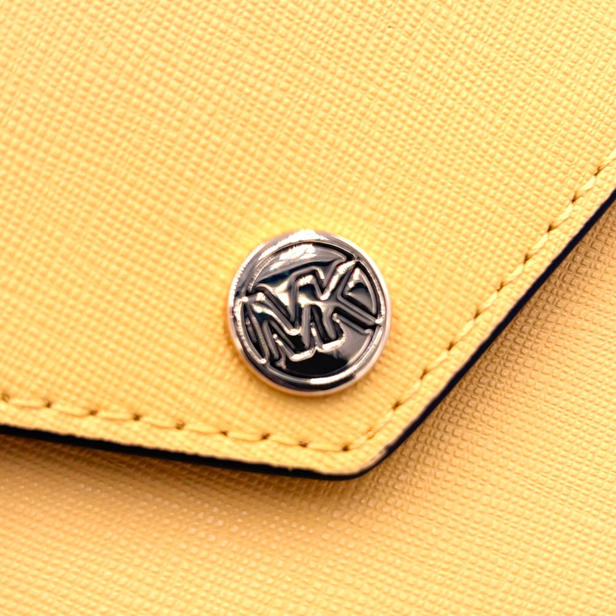 Michael Kors MICHAEL KORS Jet Set Travel Shoulder Wallet 35S3GTVC5L Daffodil Leather Crossbody Pochette Long Size ONE SIZE - 8 Thumbnail