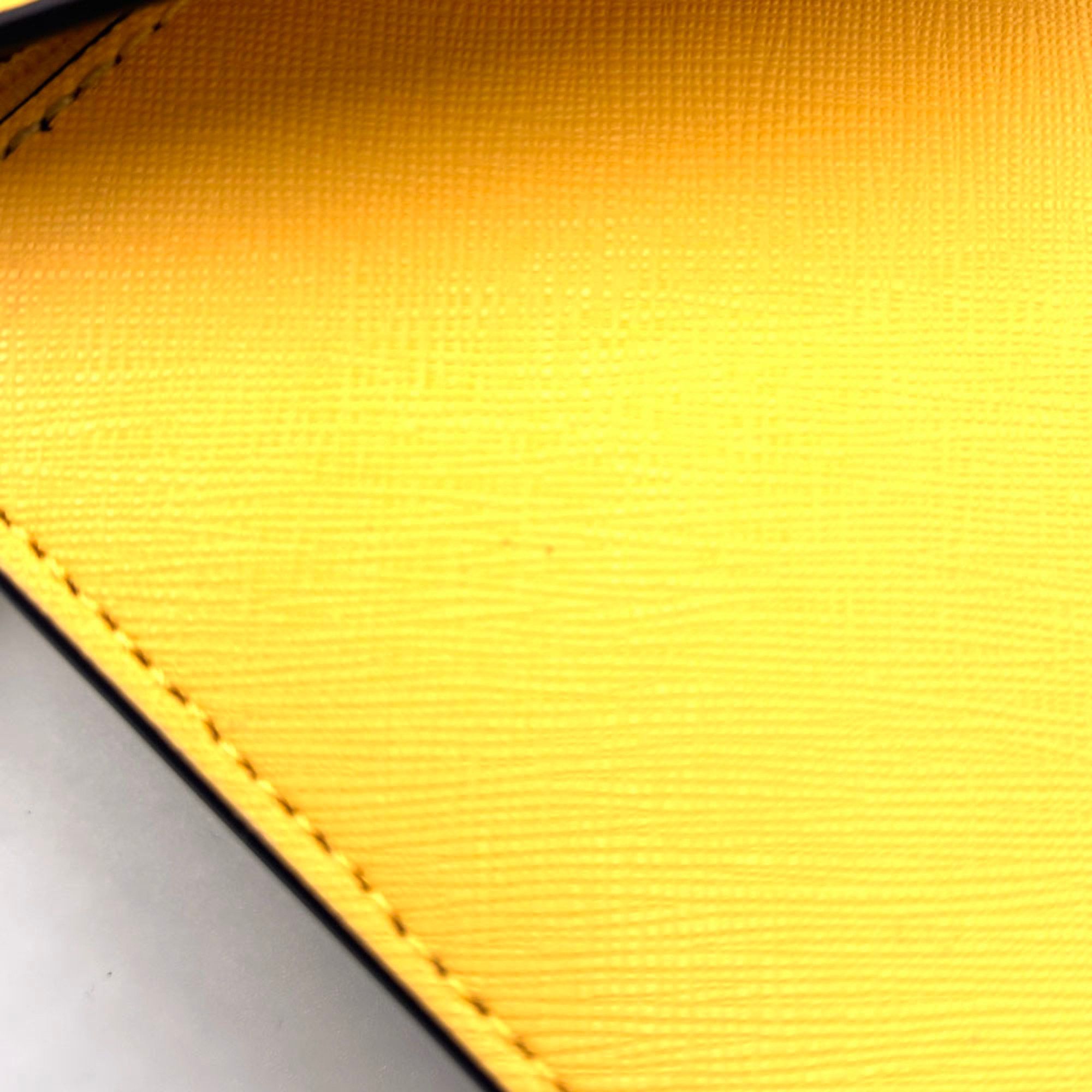 Michael Kors MICHAEL KORS Jet Set Travel Shoulder Wallet 35S3GTVC5L Daffodil Leather Crossbody Pochette Long Size ONE SIZE - 9 Thumbnail