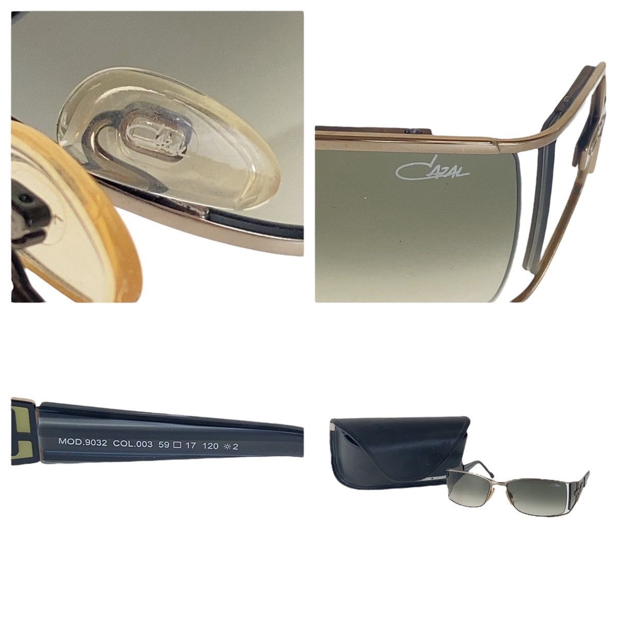 Other Other Cazal Metal Plastic Sunglasses 59□17 120 2 Metal Other 59□17 120 2 Size ONE SIZE - 8 Thumbnail
