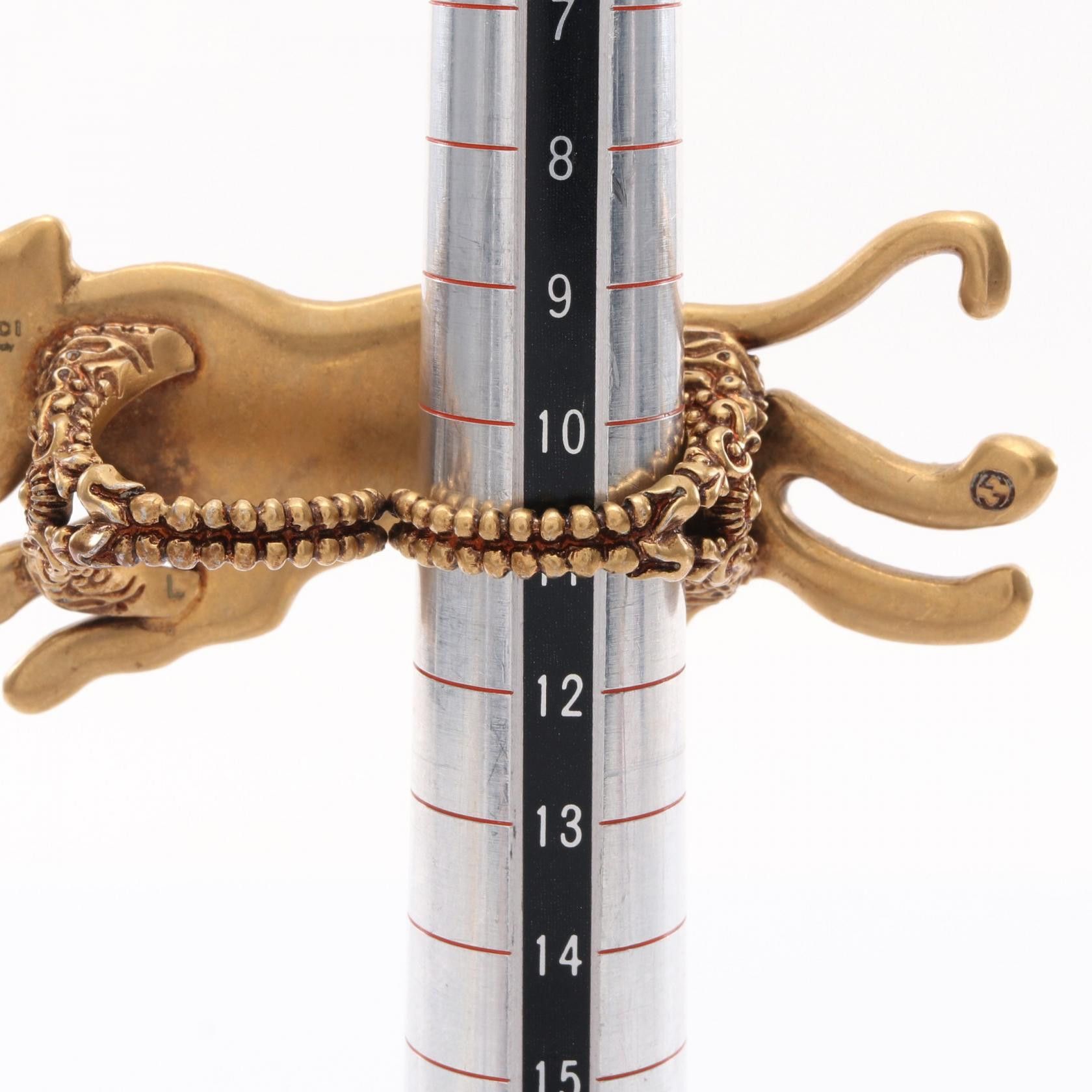 Gucci Gucci Gucci GP Cheetah Ring Metal Ring Size ONE SIZE - 6 Thumbnail