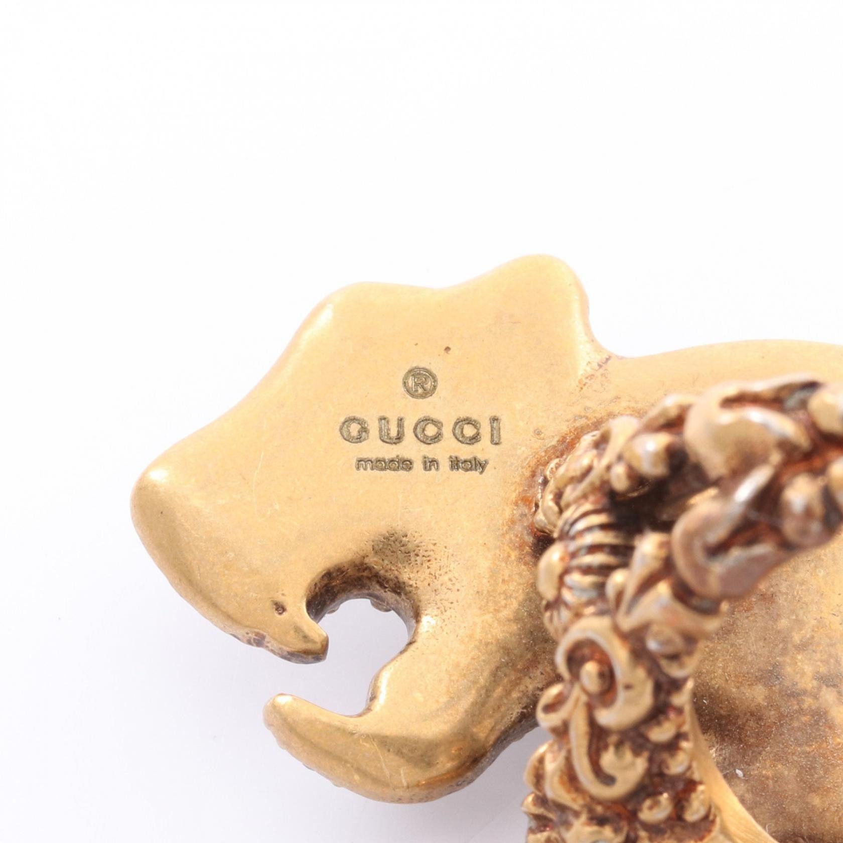 Gucci Gucci Gucci GP Cheetah Ring Metal Ring Size ONE SIZE - 4 Thumbnail