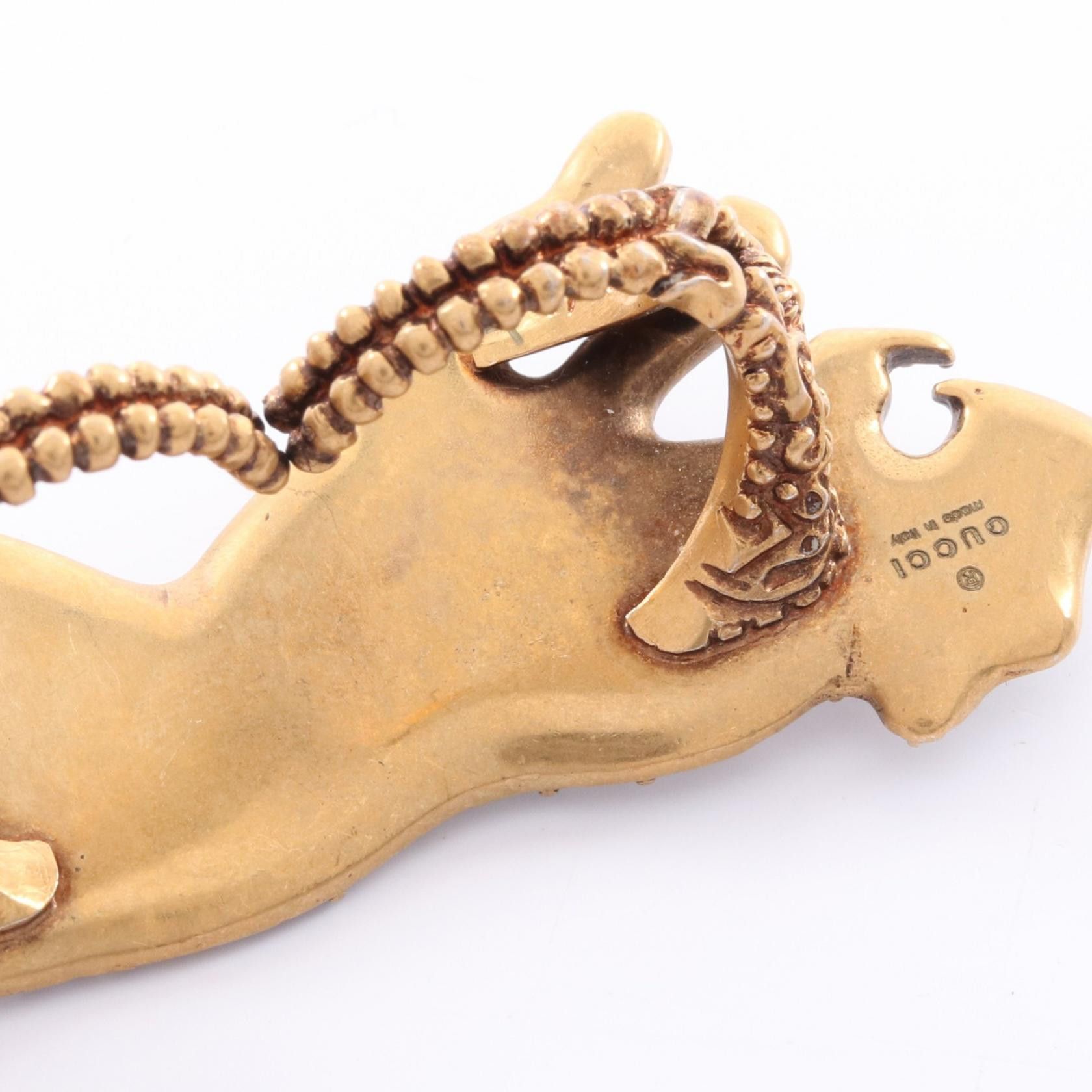Gucci Gucci Gucci GP Cheetah Ring Metal Ring Size ONE SIZE - 7 Thumbnail