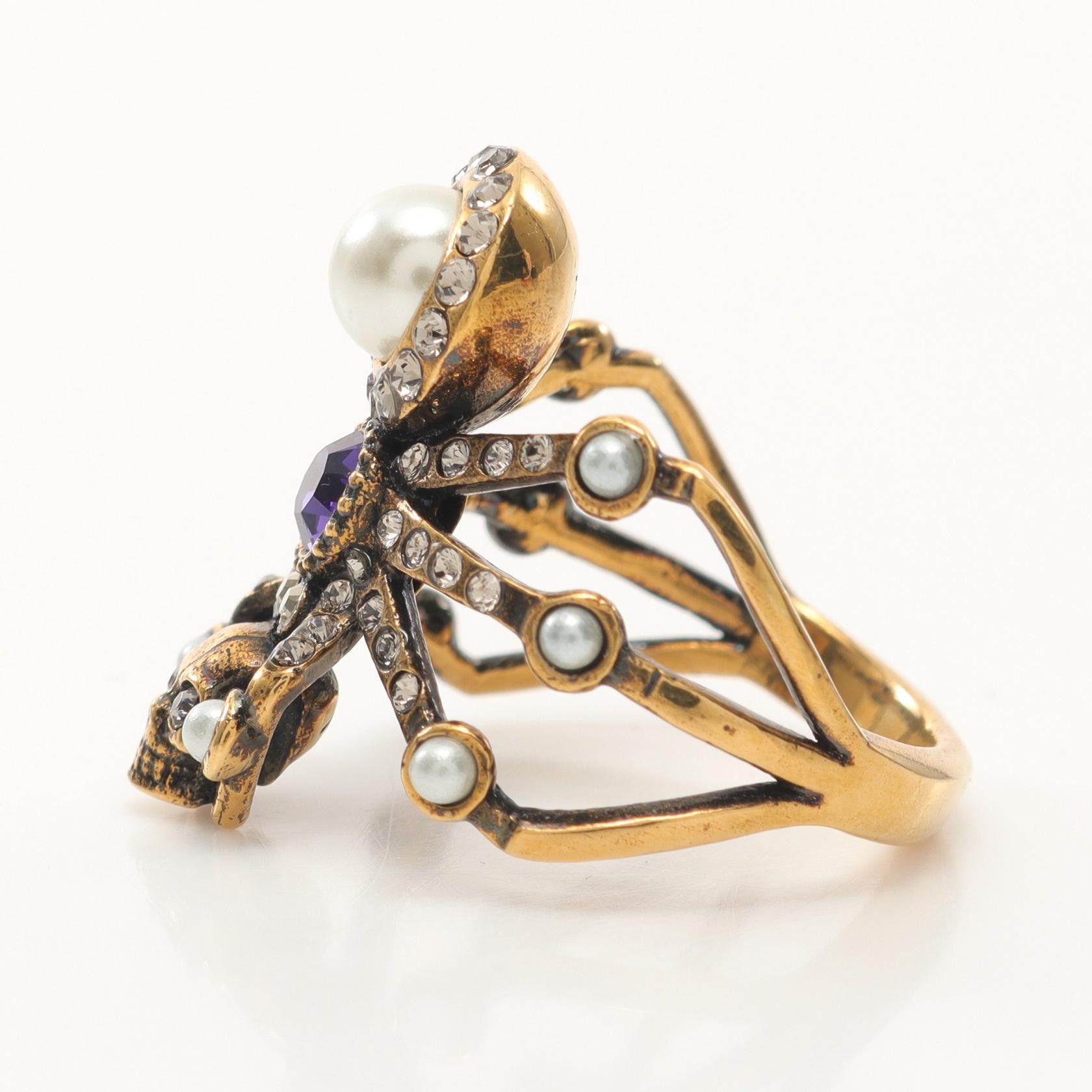 Alexander McQueen Alexander McQueen Spider Ring Jewelry Metal Ring