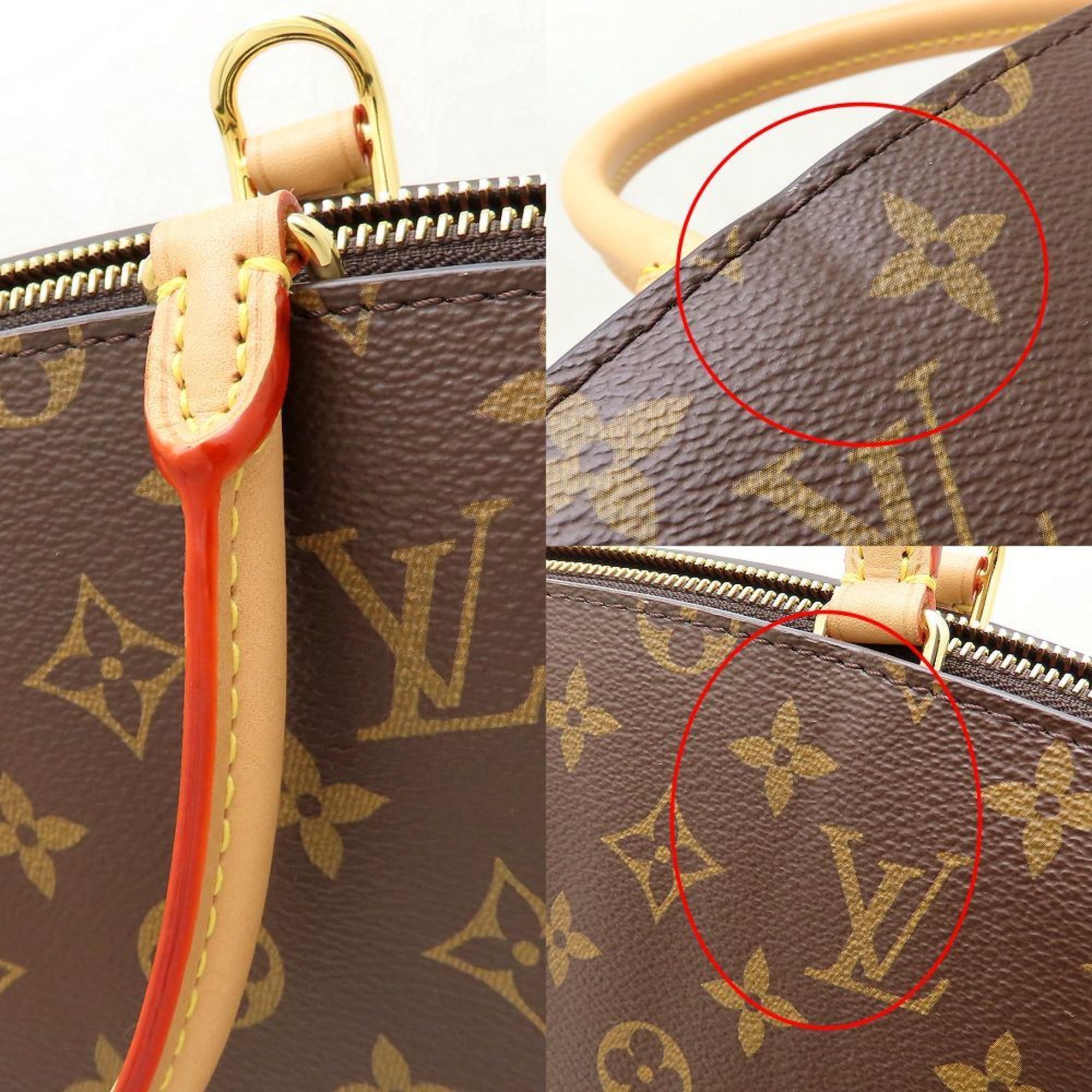 Louis Vuitton Louis Vuitton Monogram Grand Palais MM M45898 Handbag Brown 352395 Size ONE SIZE - 4 Thumbnail