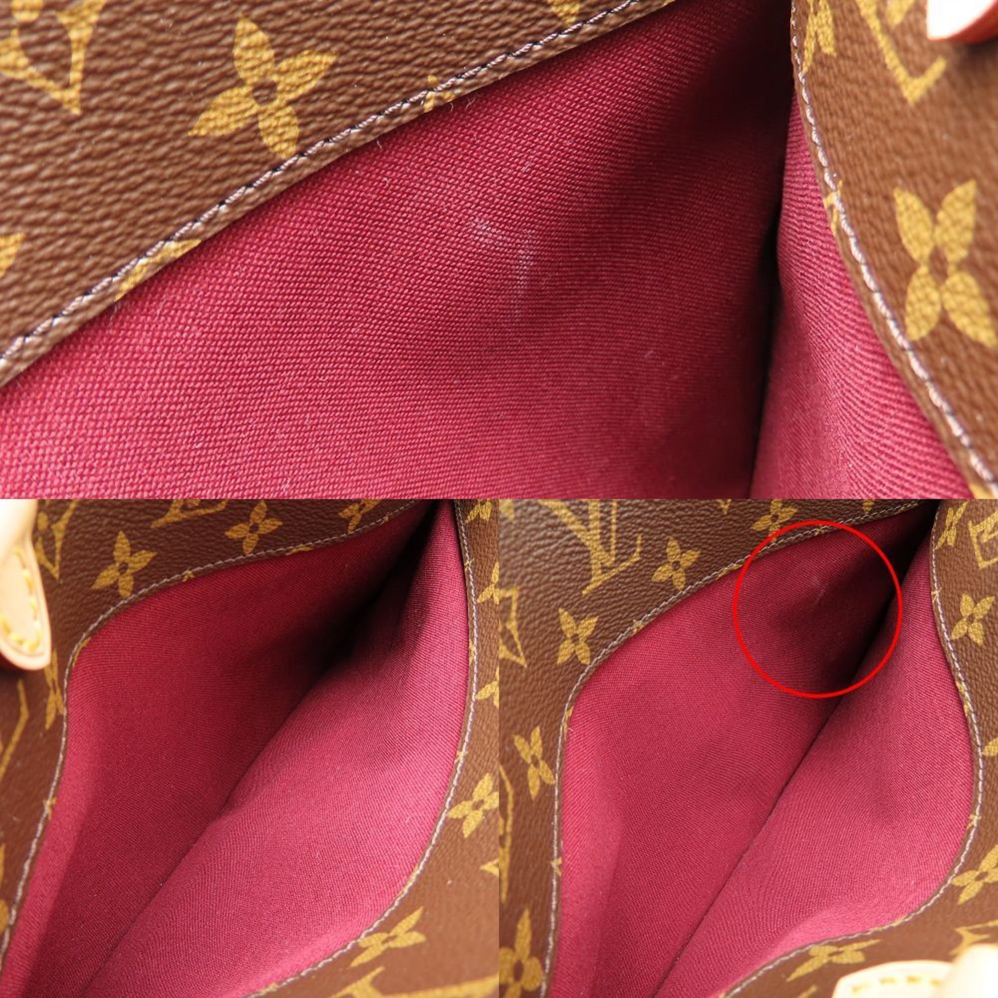 Louis Vuitton Louis Vuitton Monogram Grand Palais MM M45898 Handbag Brown 352395 Size ONE SIZE - 9 Thumbnail